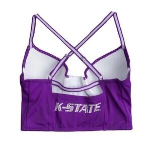Nuyu Kansas State University K-State Logo Cheer Top corset underwire crop top
